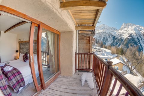 The view from the master bedroom balcony.