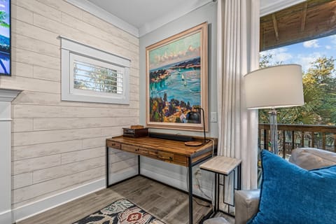 Work desk area in the Living Room.