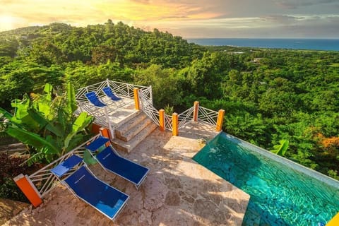 Pool deck overlooking north side of Vieques