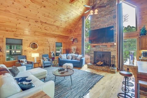 Ellijay Vacation Rental | 4BR | 3.5BA | 2,800 Sq Ft | Stairs Required