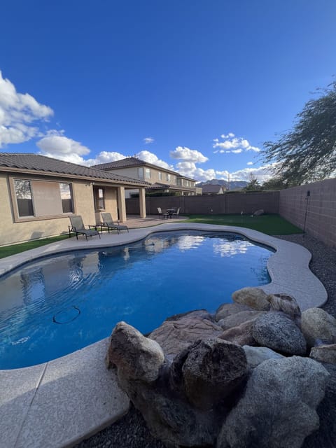 Backyard and Pool