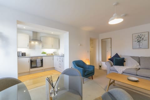 Living Area into Kitchen