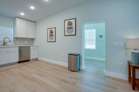 Kitchen- hallway leading to dining room area