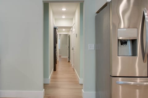 Hallway to the bedrooms and bathrooms