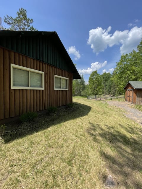 looking to the back yard and garden area
