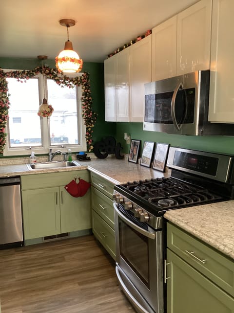 Kitchen fully stocked