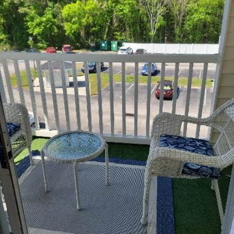 Seating on patio for 2