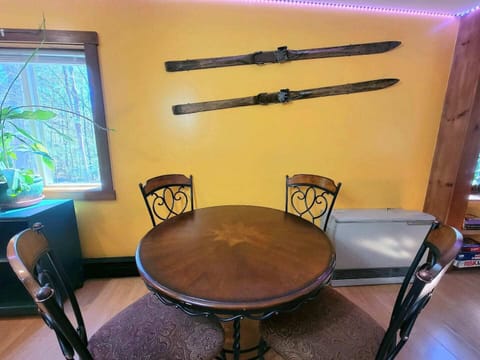 Dining table 2 extra chairs available