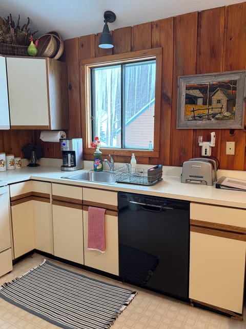 Full kitchen stocked with condiments and all the extras. Room for several chefs!