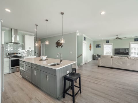 Kitchen and Living Room