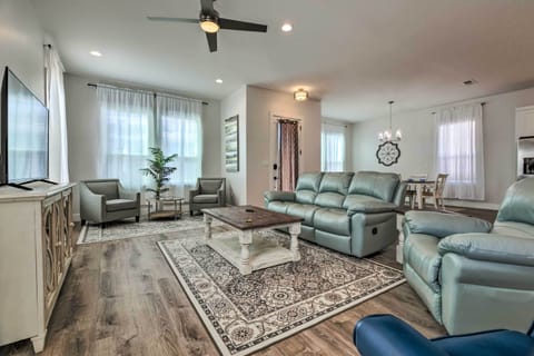 Gulfport Vacation Rental | 3BR | 2BA | 2,000 Sq Ft | 4 Steps Required for Access