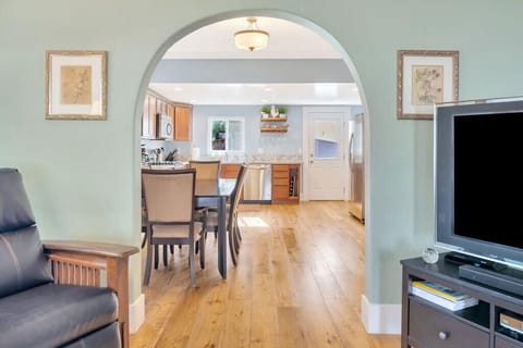 Living Room Looking to Dining & Kitchen