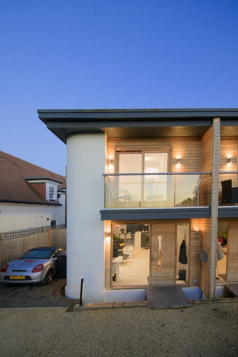 Front view of house and parking 