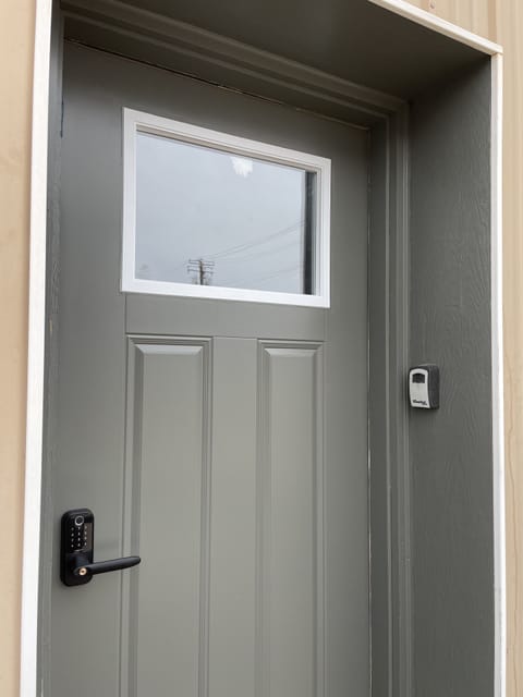 Smonet Smart lock on North door access. 