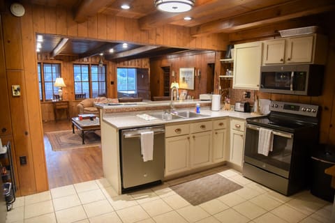 Kitchen into Living Room