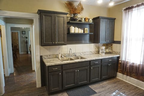 Fully stocked kitchen