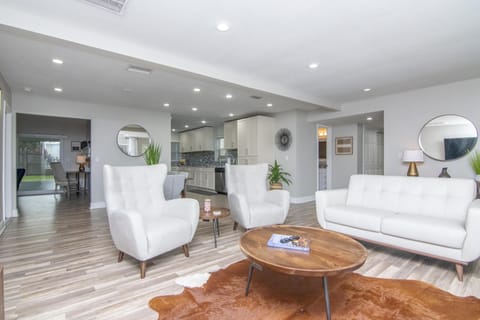 Living Room Area w/ 65in Smart TV