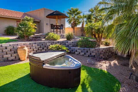 Outdoor hot tub