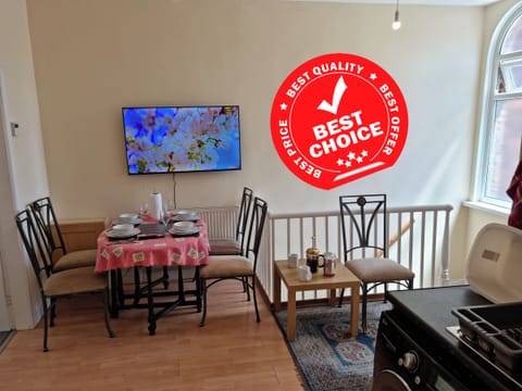 Cozy living made easy with the perfect living room/kitchen setup!