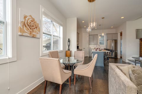 Formal dining space.