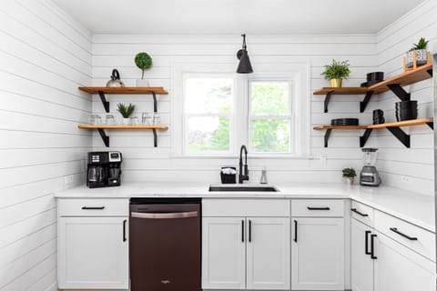 1st Floor Kitchen with Dishwasher and Coffee Maker