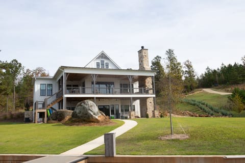 View of the house from lake