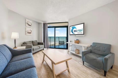 Stylish Living Room with Amazing Views 🌊✨

