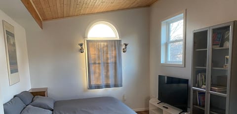 Rest easy on a luxurious king bed, designed for ultimate comfort.