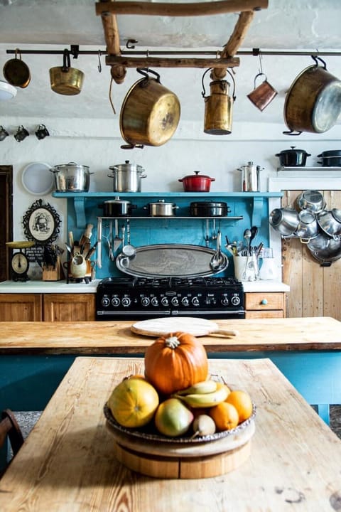 View showing original farmhouse features