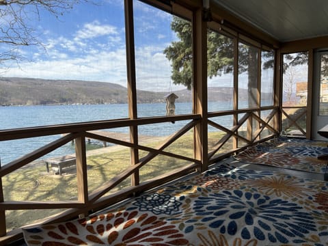 Large porch to relax and unwind!