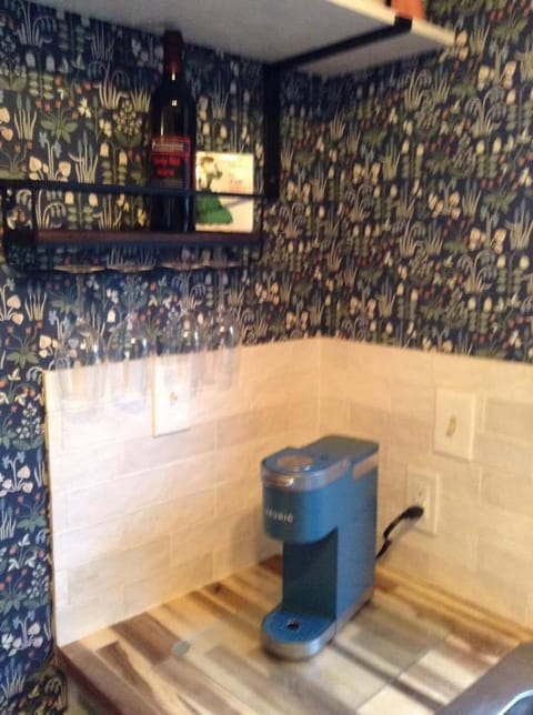 Keurig coffee maker and coffee pods for your enjoyment. 
