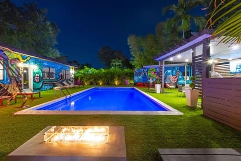 Pool View Fire Pit