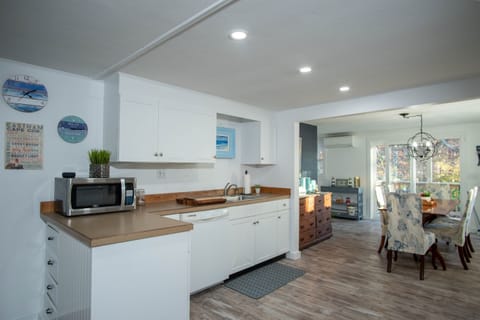 A tide clock is in the kitchen to help you time your beach trips just right!