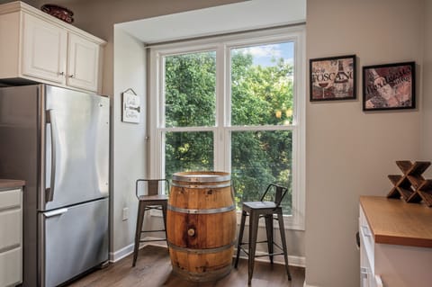 Enjoying your morning coffee with a beautiful view of nature. 