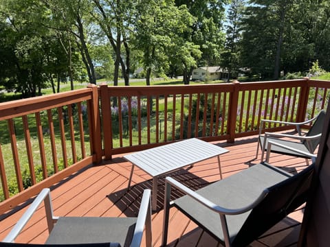 Enjoy the fresh air and lake views 