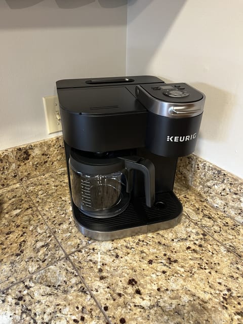 Brand new Keurig K-Duo! Make your morning coffee and relax on the deck.