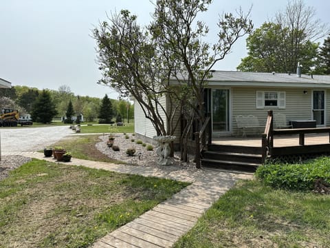 Side and back of house