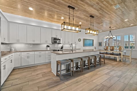 First Floor Kitchen - Bar Seating for 6