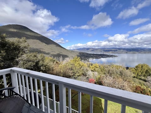 View of Clearlake and Mt. Konocti from master bedroom deck.