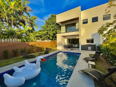Private backyard with pool