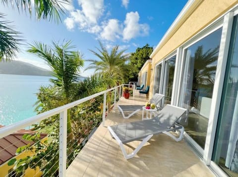 Enjoy Panoramic views of Magens bay from your private balcony!
