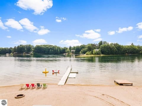 The Beach House is located in the quieter southern part of the lake, making it a perfect place to splash and play in the water.