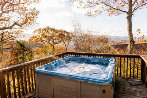 Hot tub with view