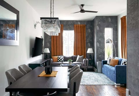Step into our elegantly designed living area, ideal for relaxing and entertaining.