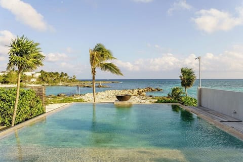 Enjoy the pool with sounds of the ocean