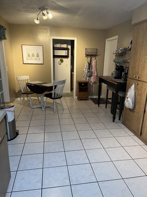 Cozy table for 2 by the coffee bar, next to all season game room