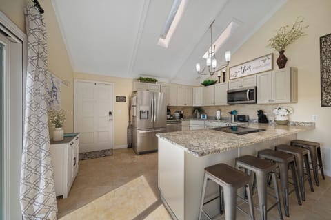 Fully Stocked Kitchen will help you feel right at home