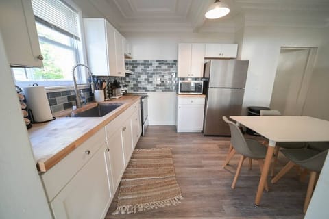 A kitchen with everything you need, and a view to boot