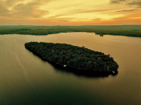 Fourteen acres of island, five off-grid stays, endless ways to reset.