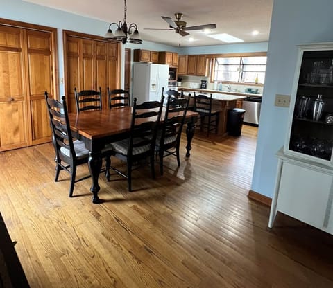 kitchen- Leafs available in closet to extend table